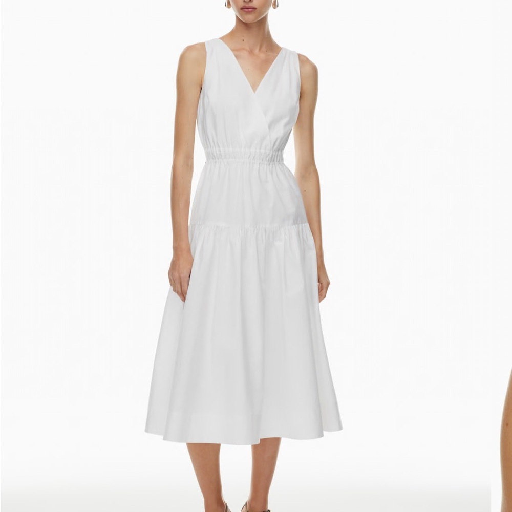 NEW / Aritzia Babaton Broadcast Poplin Dress